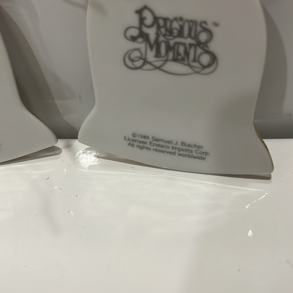 Precious Moments Ornament Set - 2 From 1986 - Picture 6 of 7